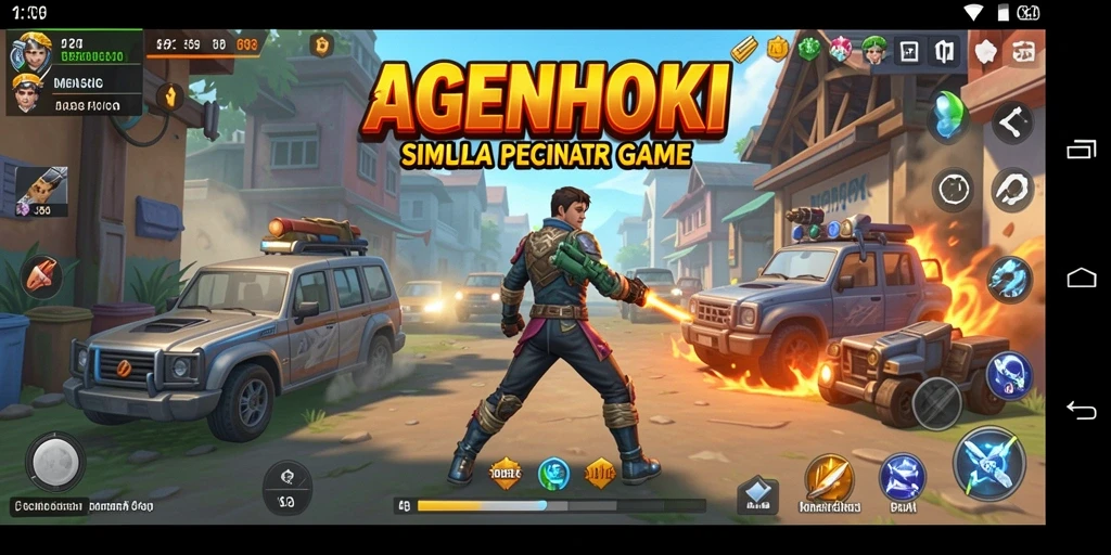 Screenshot gameplay AGENHOKI menampilkan suasana simulasi yang mendalam.