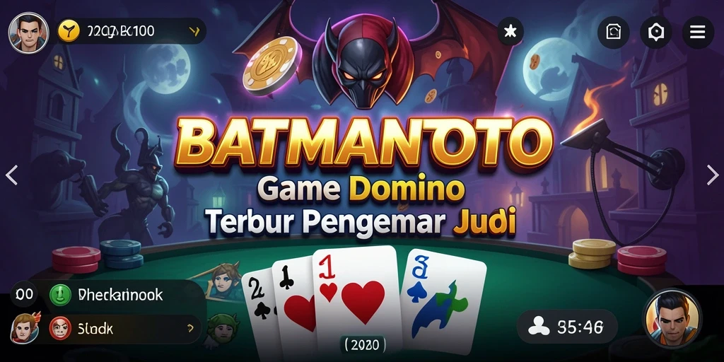 Tangkapan layar gameplay BATMANTOTO menampilkan aksi domino yang seru.