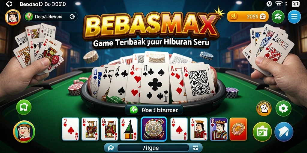 Tampilan menarik dari gameplay BEBASMAX yang seru dan kompetitif.