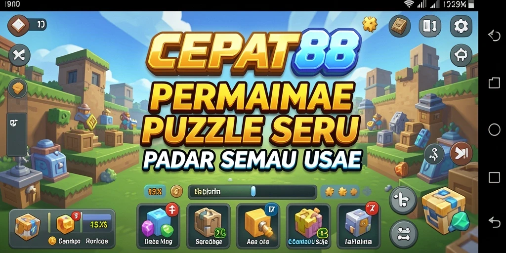 Tangkapan layar permainan CEPAT88, menampilkan suasana gameplay Puzzle yang menarik.