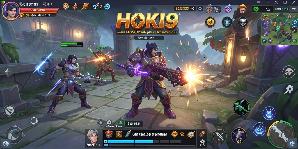 Tampilan menarik dari gameplay strategis HOKI9 dengan pertarungan epik.