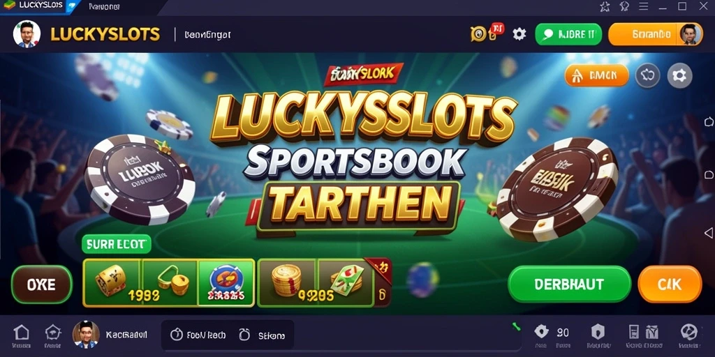 Tampilan gameplay LUCKYSLOTS yang menarik dan penuh aksi.