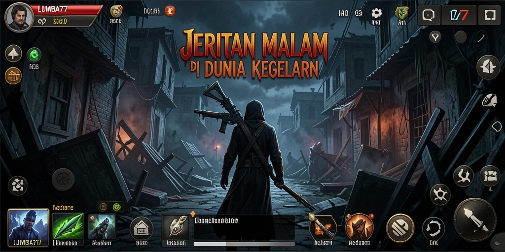 Tampilan gameplay LUMBA77 yang menegangkan dan mencekam.