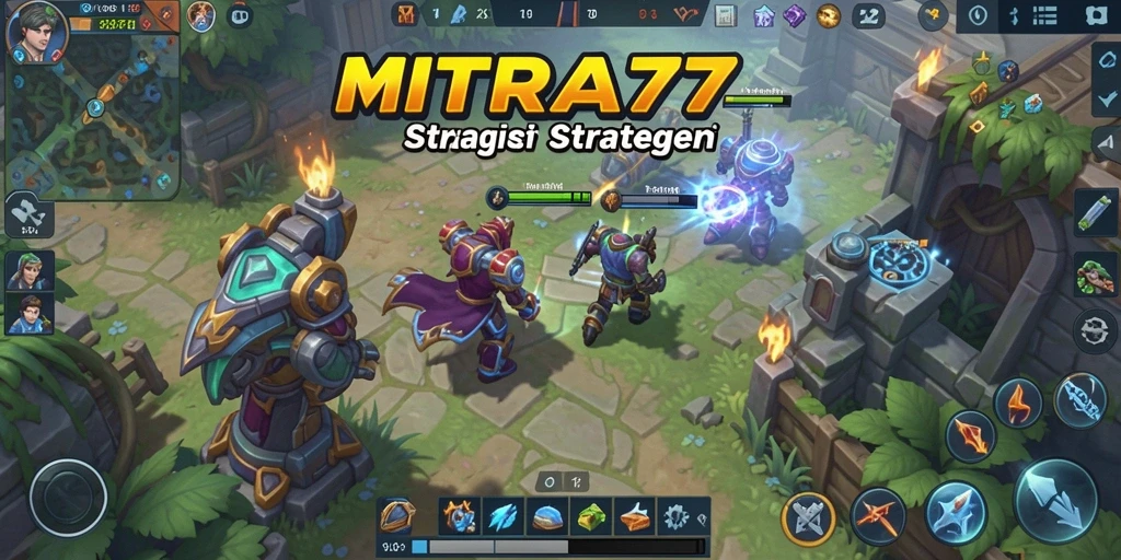 Tampilan strategi mendebarkan dalam MITRA77 saat beraksi.