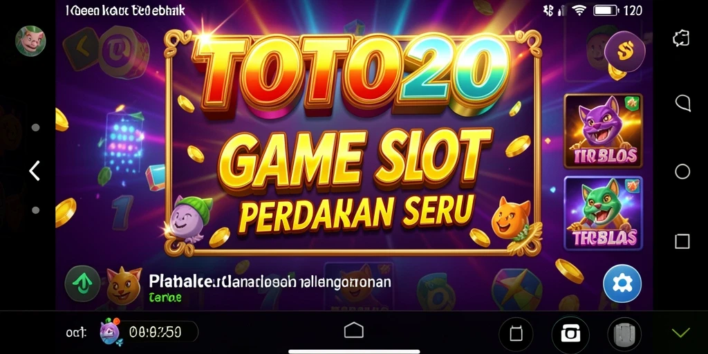 Screenshot gameplay TOTO20 menampilkan putaran slot yang menghibur.