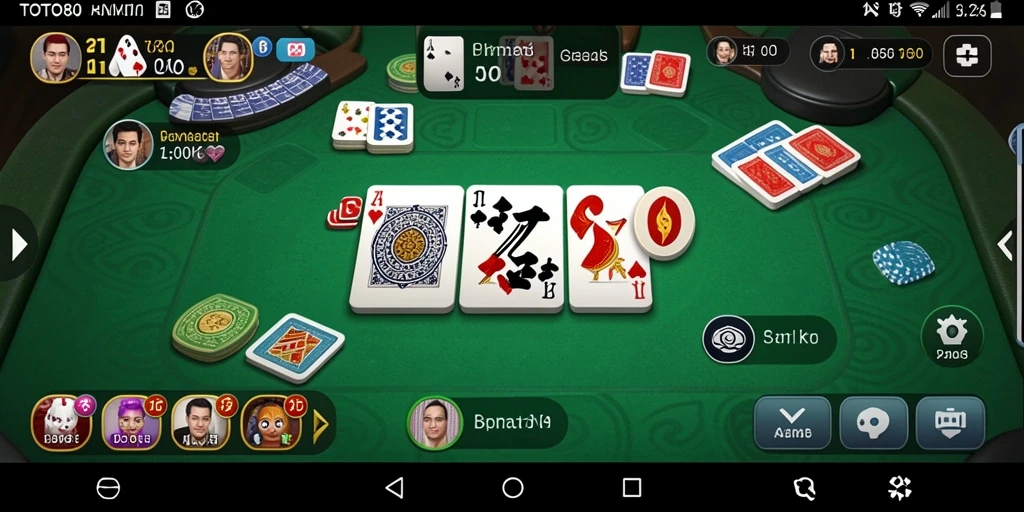 Screenshot TOTO80 menampilkan gameplay menegangkan game Domino.
