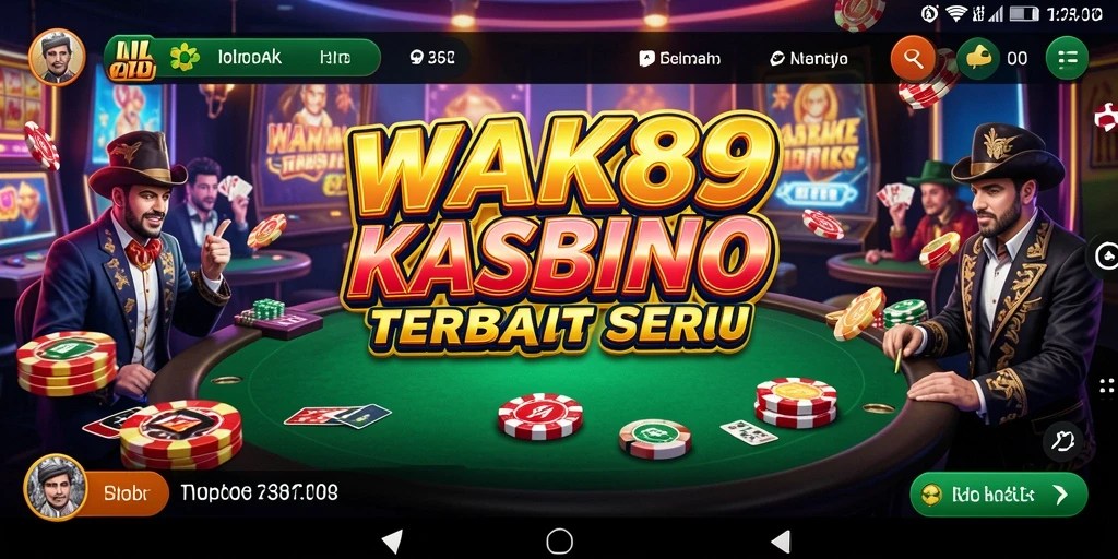 Tampilan menarik dari gameplay Kasino WAK89 yang mendebarkan.